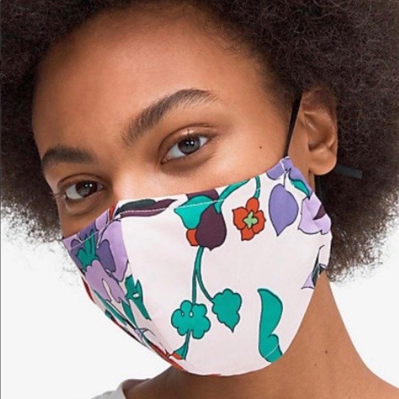 Kate Spade Floral Face Mask - Picture 2 of 5